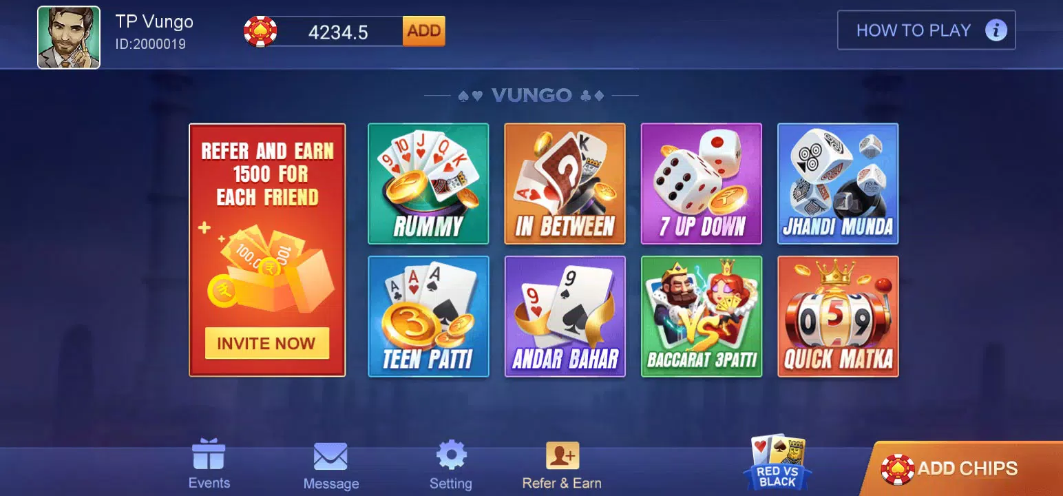 Teen Patti Vungo Teen Patti Vungo